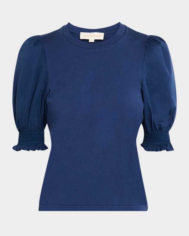 Esme Cotton Puff-Sleeve Tee
